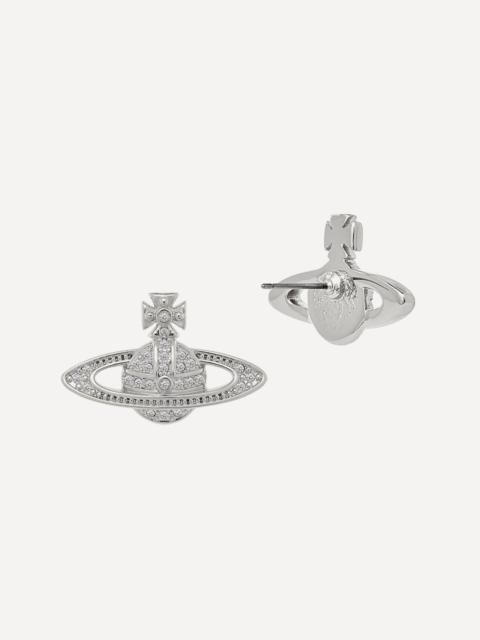 Vivienne Westwood Silver-Tone Mini Bas Relief Stud Earrings