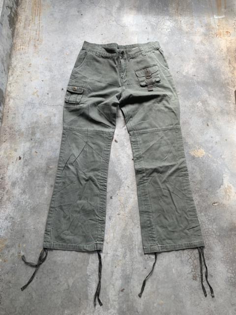 Other Designers Vintage - Vintage Cest le pied Multipocket Parachute Flared cargo Pant