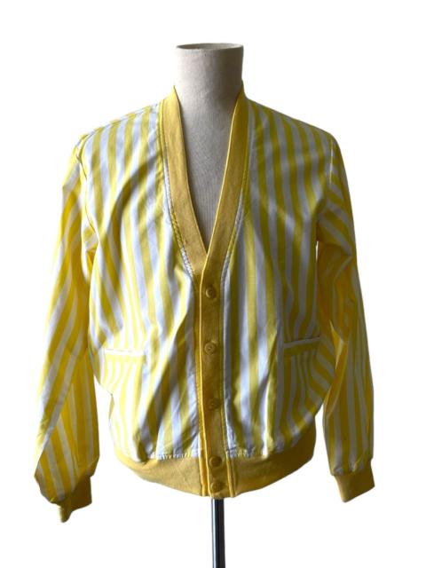 Other Designers Vintage Mc Gregor Cardigan Yellow stripes
