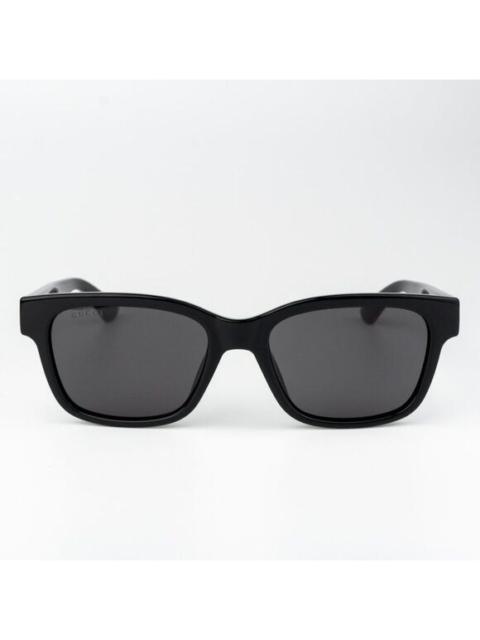 GUCCI NEW Gucci GG1716S 001 Black Grey Square Unisex Sunglasses