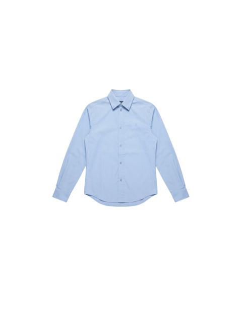 BALENCIAGA [Campaign] Balenciaga Blue Shrunk Shirt Washed Treatment (M37) - Brand New w/ Tags