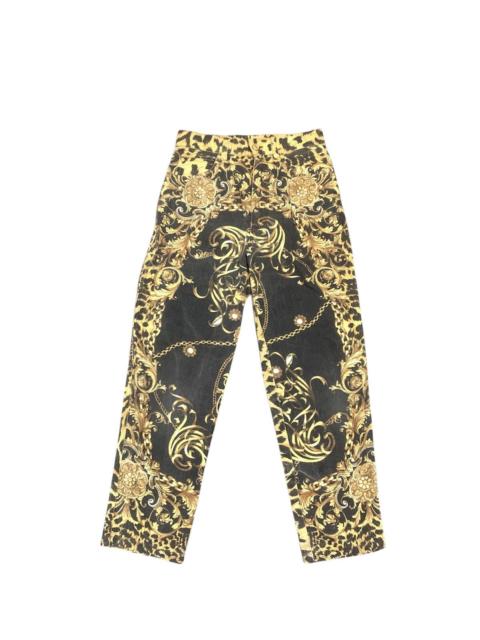 Roberto Cavalli Vintage 80's Roberto Cavalli Renaissance Print Trousers