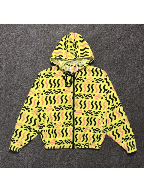 Other Designers Vintage - Vintage Overprint Hawaiian Hoodie Zipper Jacket