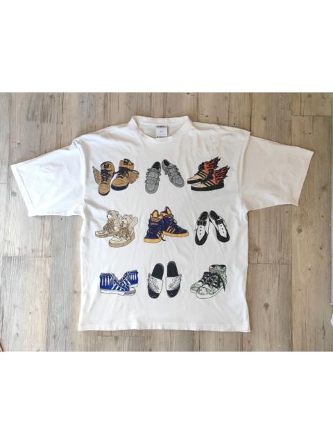 Other Designers Adidas × Jeremy Scott - GRAIL printed tee.Like Henrik Vibskov or Moschino