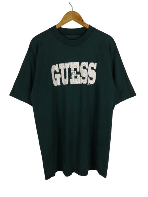 Other Designers Vintage - Vintage 90s Guess T-Shirt Big Logo Guess Spellout
