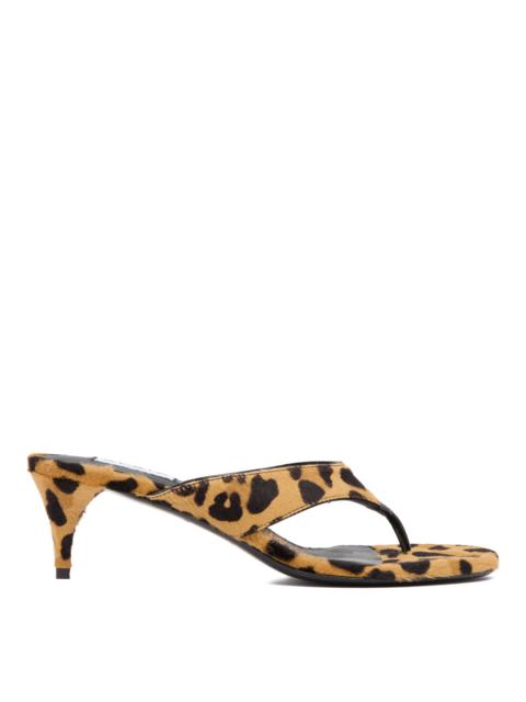 Alaïa Animalier Heeled Thong Mules