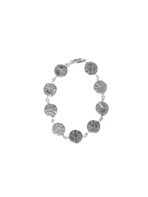 NEEDLES PEACE COIN BRACELET (SILVER)