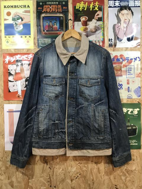 Dolce & Gabbana Disstressed Dolce & Gabbana Custom Trucker Jacket