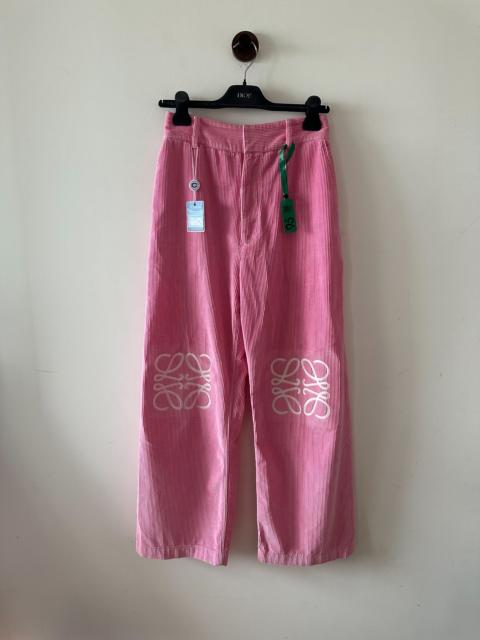 Loewe Loewe corduroy pink pants