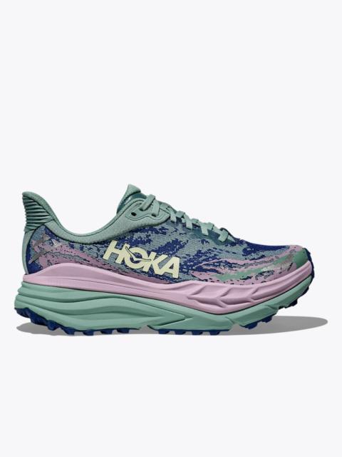 HOKA Women's Stinson 7 Shoes in Rosemary/Fragrant Lilac