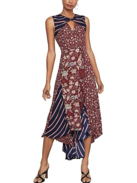 Other Designers BCBGMAXAZRIA - Mixed-Print Asymmetric Dress