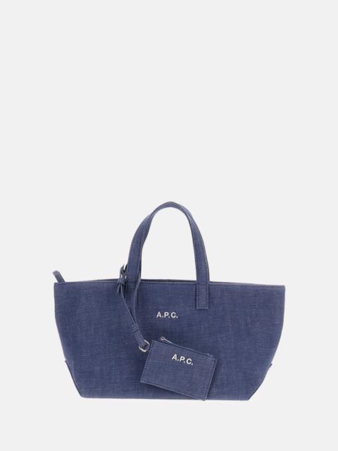 A.P.C. A.P.C. Women Le Drummer Toile Small Tote Bag