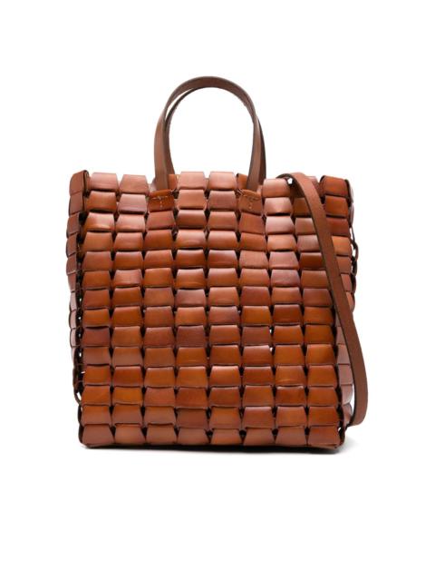 leather tote bag