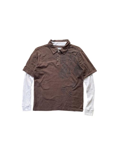 Other Designers Vintage - Billabong y2k collar double layer long sleeve shirt