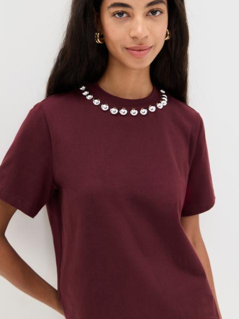 ESSENTIEL ANTWERP Intenso Silver Balls T-Shirt