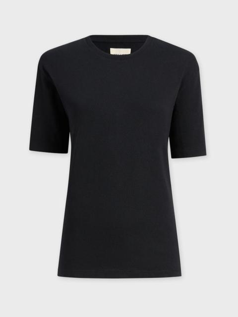 KHAITE T-shirt Mae Short Sleeve Black