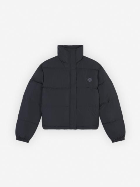 Maison Kitsuné CROPPED PUFFER IN NYLON WITH BOLD FOX HEAD PATCH