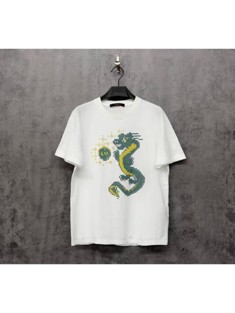 Louis Vuitton Louis Vuitton (LV) new three-floral logo beaded short-sleeved shirt