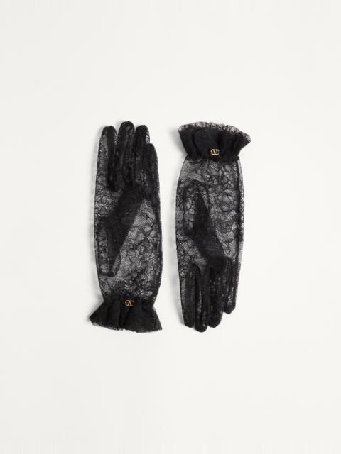 Valentino VLOGO SIGNATURE LACE GLOVES