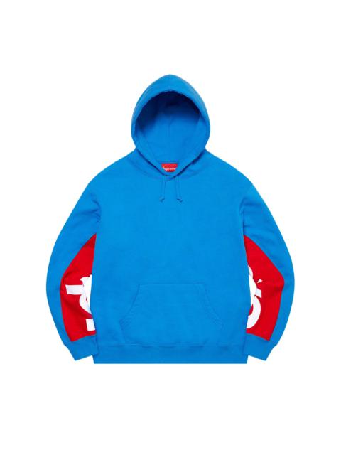 Supreme Supreme Cropped Panels Hooded Sweatshirt 'Bright Blue'