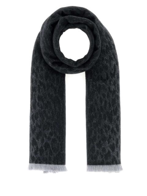 GUCCI Gucci Women Embroidered Wool Scarf