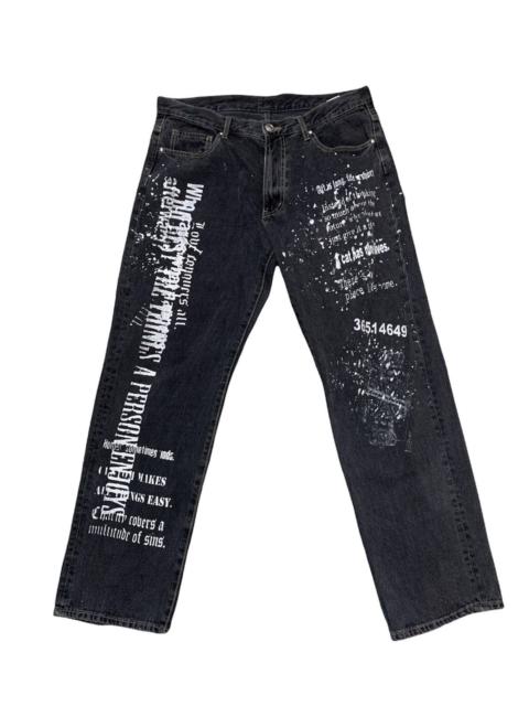 Other Designers Japanese Brand Poem Painter Jeans