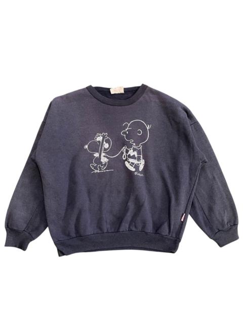 Other Designers Rare!Vintage 80s Snoopy Peanuts Charlie Brown Crewneck