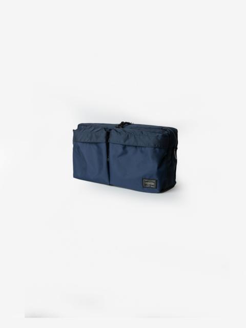 Iron Heart POR-FOR-WAS-NAV Porter - Yoshida & Co. - Force 2Way Waist Bag - Navy Blue