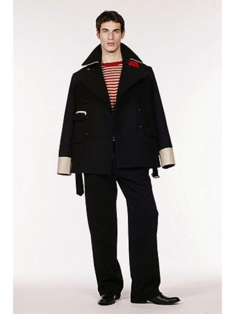 Jean Paul Gaultier PEARL! Pea coat FW05.
