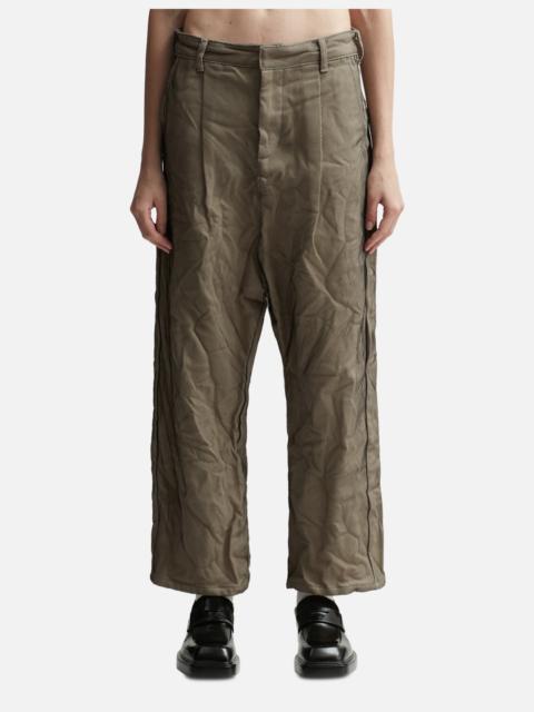 ADER error PRODUCT. 69 LAYERED WRINKLE PANTS