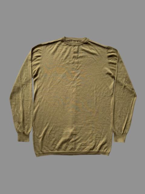 Rick Owens FW17 “Glitter” Gold Sweater
