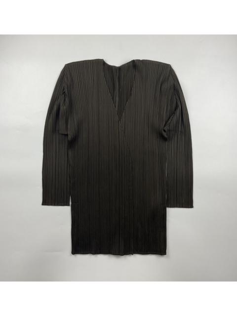 ISSEY MIYAKE Issey Miyake Pleated Open Cardigan