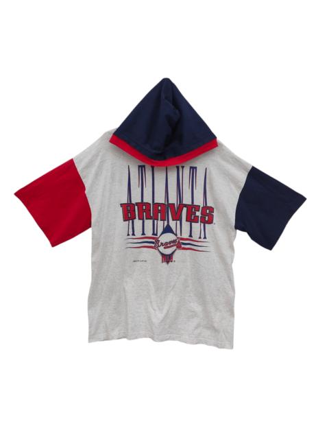 Other Designers MLB × Vintage - Atlanta Braves Hooded T-shirt X-Large Vintage 1994 MLB