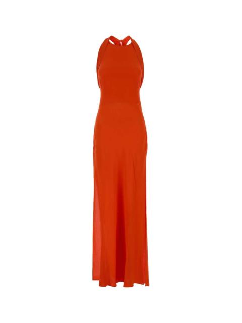 Blumarine Blumarine Women Orange Marocaine Long Dress