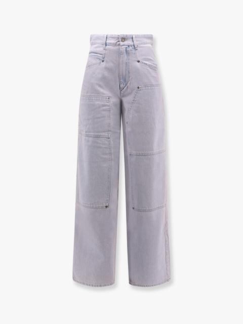 Isabel Marant Étoile Marant Etoile Ophra Light Blue Cotton Jeans