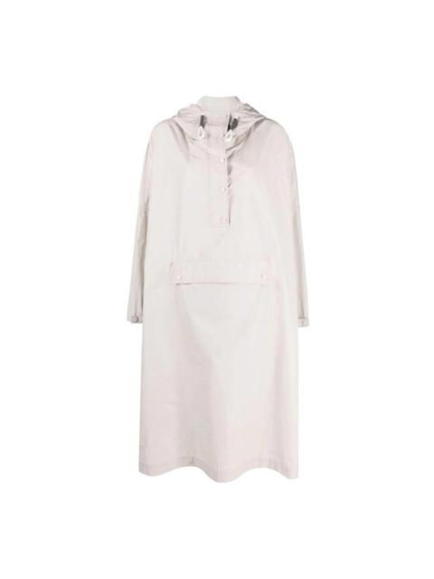 Brunello Cucinelli Brunello Cucinelli Dove Grey Hooded Long Coat