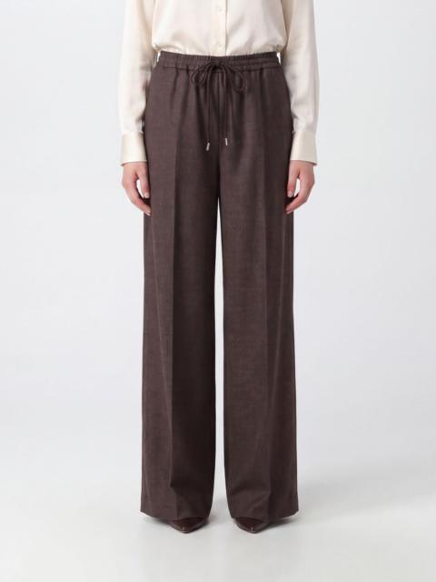 Max Mara Max Mara Women Max Mara High-Waisted Shetland Wool Wide-Leg Palazzo Trousers