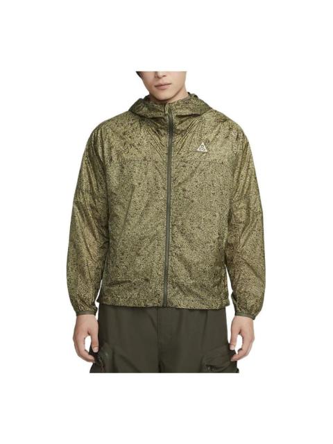Nike Nike ACG Cinder Cone hooded zipped jacket 'Green' DO6269-334