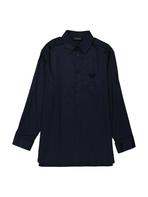 EMPORIO ARMANI Emporio Armani Men's Embroidered Logo Cotton Shirt