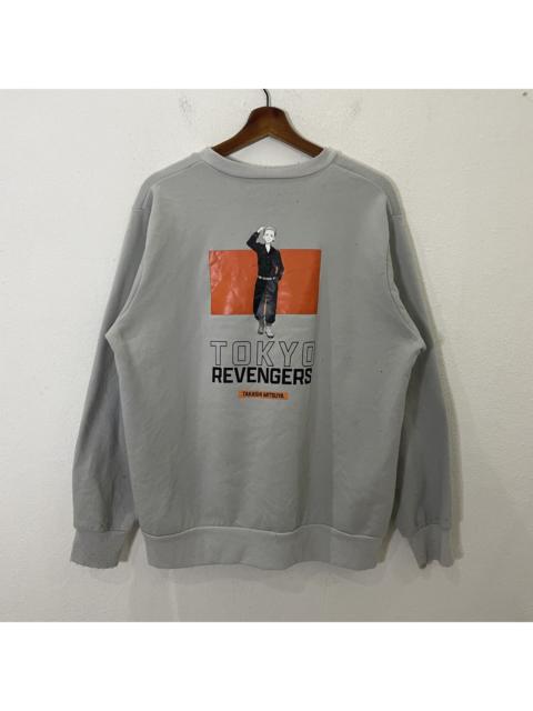 Other Designers Japanese Brand - Vintage Tokyo Revengers Anime Big Logo Sweatshirt