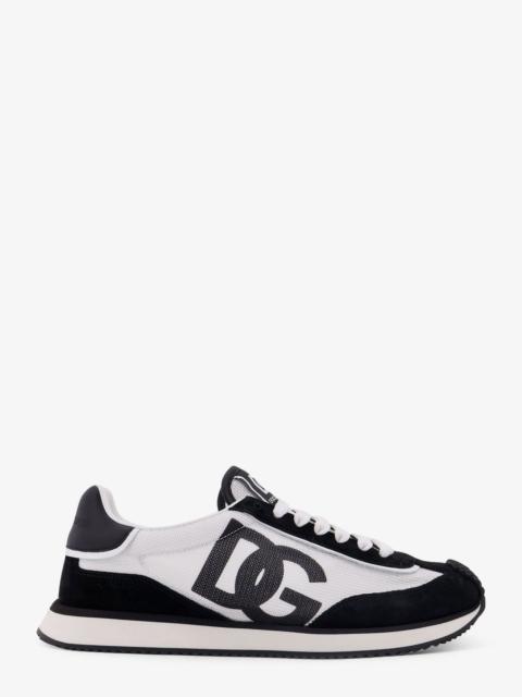 DOLCE e GABBANA - Dolce E Gabbana Low-Top Mesh Sneakers With Suede Inserts