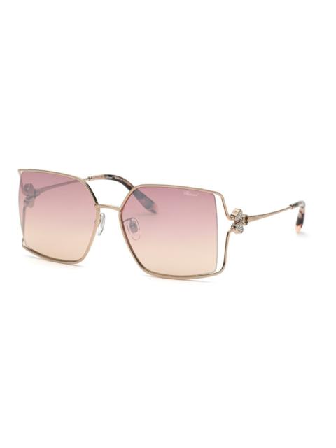 Chopard Chopard Red Gradient Square Ladies Sunglasses SCHG68S A32X 62