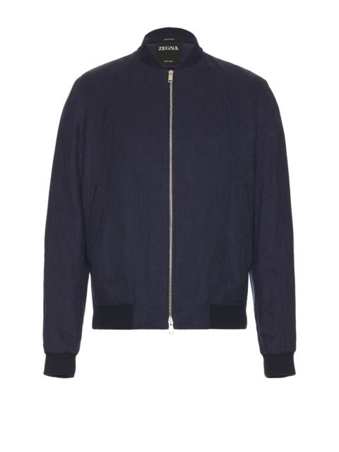 ZEGNA Oasi Lino Bomber