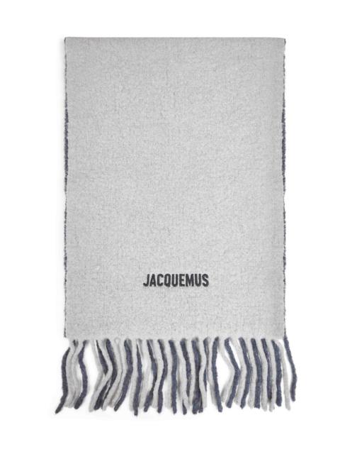 JACQUEMUS Jacquemus Men Grey The Moisson Scarf