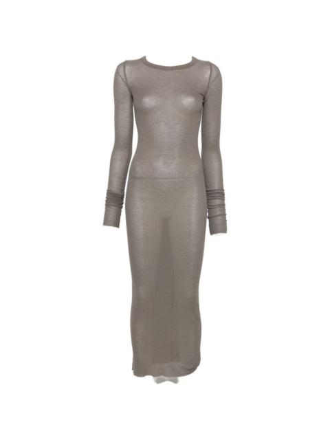 Rick Owens Rick Owens Women Ribbed Midi Dress