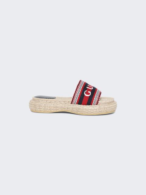 Gg Espadrille Sandal Multicolor