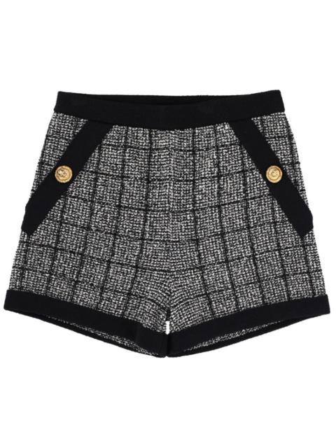 Balmain Balmain Women Cotton Tweed Shorts