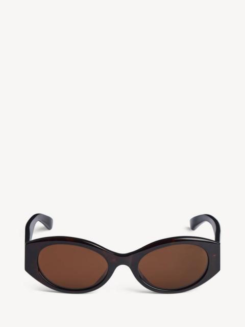 BALENCIAGA Women's Nano Round Af Sunglasses in Dark Havana