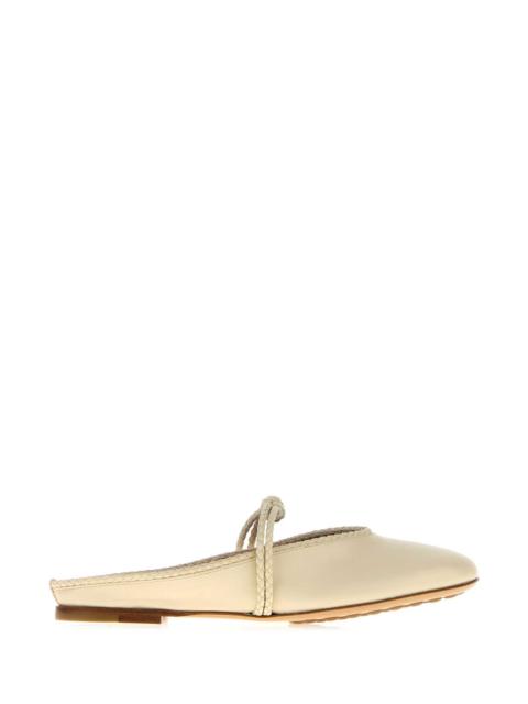 Bottega Veneta Bottega Veneta Women Ivory Nappa Leather Rosa Slippers