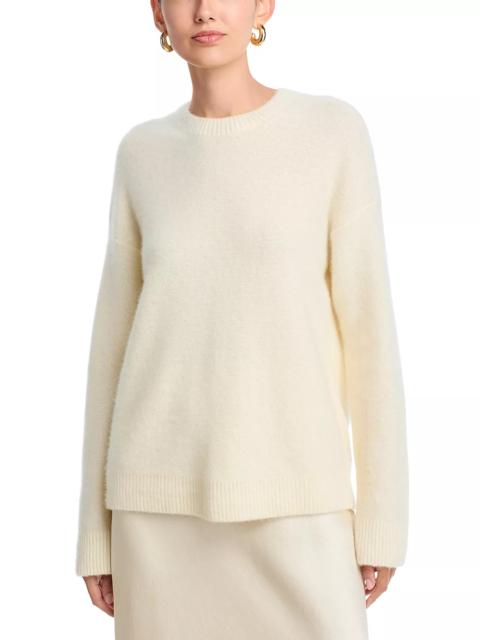 Vince Boiled Cashmere Crewneck Sweater